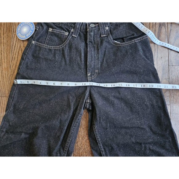 Utility Brand Jeans Men 28x30 Black Baggy Wide Leg Y2K Skater New With Tags, Nos - Picture 8 of 9